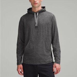 Lululemon men’s soft jersey hoodie in dark grey Size Large